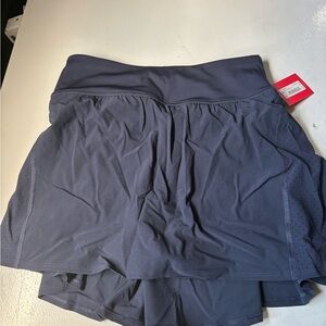 SPANX Blue Skorts with Elastic Waistband